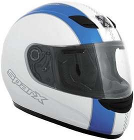 SPARX S07 STRYDER BLUE SM MOTORCYCLE Full-Face-Helmet