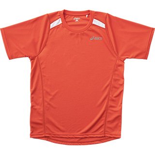 アシックス ランニングTシャツ XX317N 半袖 キャロット ユニセックス