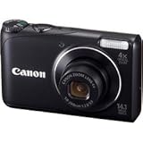 Canon Powershot A2200 14.1 MP Digital Camera with 4x Optical Zoom (Black)
