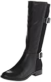 LifeStride Women's Rockin Riding Boot,Black/Black,10 W US