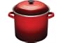 Le Creuset Enamel-on-Steel 16-Quart Covered Stockpot, Red