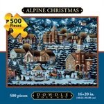 Alpine Christmas Dowdle Folk Art 500 Piece Puzzle