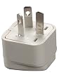 Grounded Adapter - USA & Europe to Australia & China - White