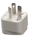 Grounded Adapter - USA & Europe to Australia & China - White