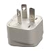 Grounded Adapter - USA & Europe to Australia & China - White