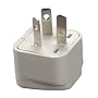 Grounded Adapter - USA & Europe to Australia & China - White
