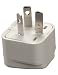 Grounded Adapter - USA & Europe to Australia & China - White