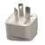 Grounded Adapter - USA & Europe to Australia & China - White