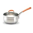Rachael Ray 3-Quart Stainless-Steel Shallow Saucepan