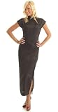 CLEARANCE SALE-Mandarin Influenced Black Dress (Fuss Free Apparel)