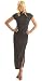 CLEARANCE SALE-Mandarin Influenced Black Dress (Fuss Free Apparel)