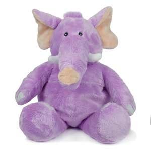 318qkEGgSHL Aroma Home Hot Hugs by Aromahome Aromatherapy Lavender & Chamomile Stuffed Plush Animal Purple Elephant