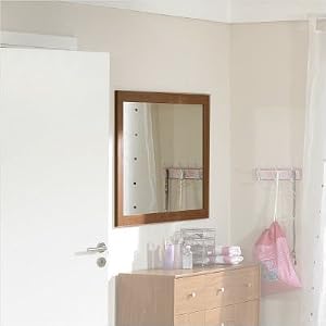 Cubic Light Cherry Dressing Mirror by 