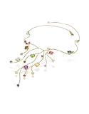 Forzieri 18k Yellow Gold Multi-Gemstones Necklace