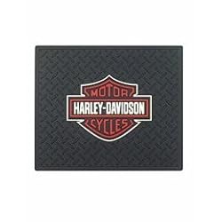 PlastiColor 1002 Large Harley-Davidson Logo Molded 14" x 17" Utility Mat