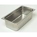 Stainless Steel Steam Hotel Pan Third Size - 4''D