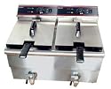 ADCRAFT DF-12L/2 Commercial Electric Double Deep Fryer