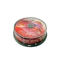 TDK 8cm DVD-RW 1.4GB camcorder discs 10 disc spindle