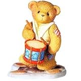 Cherished Teddies Grant Ready to Answer Freedom's Call Figurine 112398