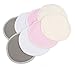 Organic Bamboo Nursing Pads (8 pads) with Laundry Bag - High Milk Absorbency to last Overnight - Wrinkle Free & Leak Proof - Soft, Hypoallergenic, Washable Breast Pads - Reusable