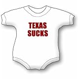 Texas Sucks Baby Ultrasoft Onesie