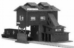 N B/U Blue Coal Depot, Lighted w/Figures