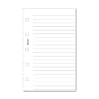 Filofax White Ruled Note Paper