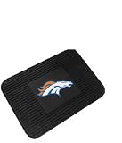 Denver Broncos Heavy Duty Vinyl Rear Seat Car Utility Mat