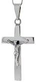 Sterling Silver 2 &acute; Large Polished Crucifix Pendant - B0002D8GKQ