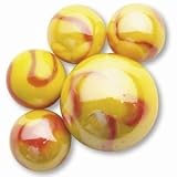 Mega Marbles - Sun Marbles Net (1 Shooter Marble, 24 Player Marbles & 2 Display Rings)