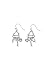 Guess UBE70708 Ladies Small Safety Pin with Charms Earrings