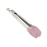 Cook for the Cure Silicone Tipped Tongs in Pink by KitchenAid