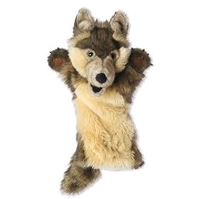 Long Sleeved Wolf Hand Puppet