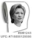 Hillary Clinton Funny 3-ply Toilet Paper(B537)