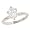 1.02cttw Oval 6-Prg Diamond Solitaire Ring Egl I-J/vs1