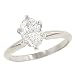 1.02cttw Oval 6-Prg Diamond Solitaire Ring Egl I-J/vs1