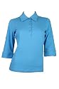 Adidas Womens ClimaLite Polo Shirt Tops T-Shirts Lycra 3/4 sleeve Outdoor Sport Training Fitness Golf for Ladies woman