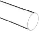 Cast Acrylic Round Tubing, Smooth, ASTM D5436, Clear, 6