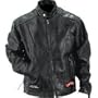 Fashionable Stylish Rock Design Genuine Buffalo Leather Motorcycle Jacket (3X) LEATHER MOTORCYCLE JACKET- 3X