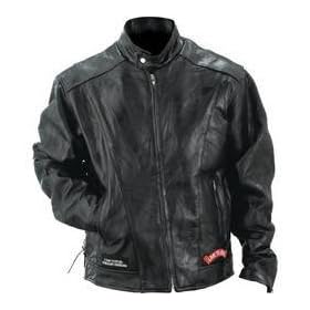 Fashionable Stylish Rock Design Genuine Buffalo Leather Motorcycle Jacket (3X) LEATHER...