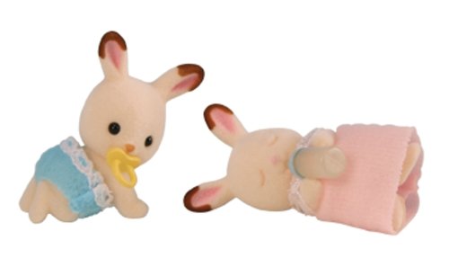 Imagen principal de Sylvanian Families Chocolate Rabbit Twin Babies