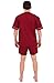 Del Rossa Men's Cotton Pajamas, Short V-Neck Woven Pj Set
