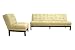 Baxton Studio Mariabella Seafoam-Green Microfiber Sofa and Chair Set
