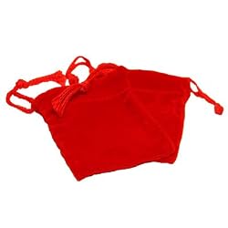 Plush Red Velvet Drawstring Pouch $0.55 Each Item#402VTRed (PRICED 1 DOZ.PER CTN.)