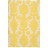 Thomas Paul Flock Flatweave Dhurrie Rug