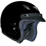 Vega X-280 Black Large Open Face Helmet