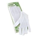 Spa Sister White Cotton Overnight Moisture Gloves