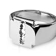 316L Surgical Stainless Steel Rings/Razor Blade Design