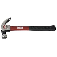 Plumb Fiberglass Handled Hammer, 20 -Ounce, Curved Claw