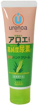 KOSE COSMEPORT | Hand Cream | urenoa Aloe Extract Urea Cream A 50g (Japan Import)